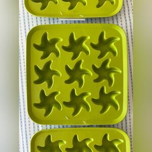 Green Silicone Starfish Mold Tray